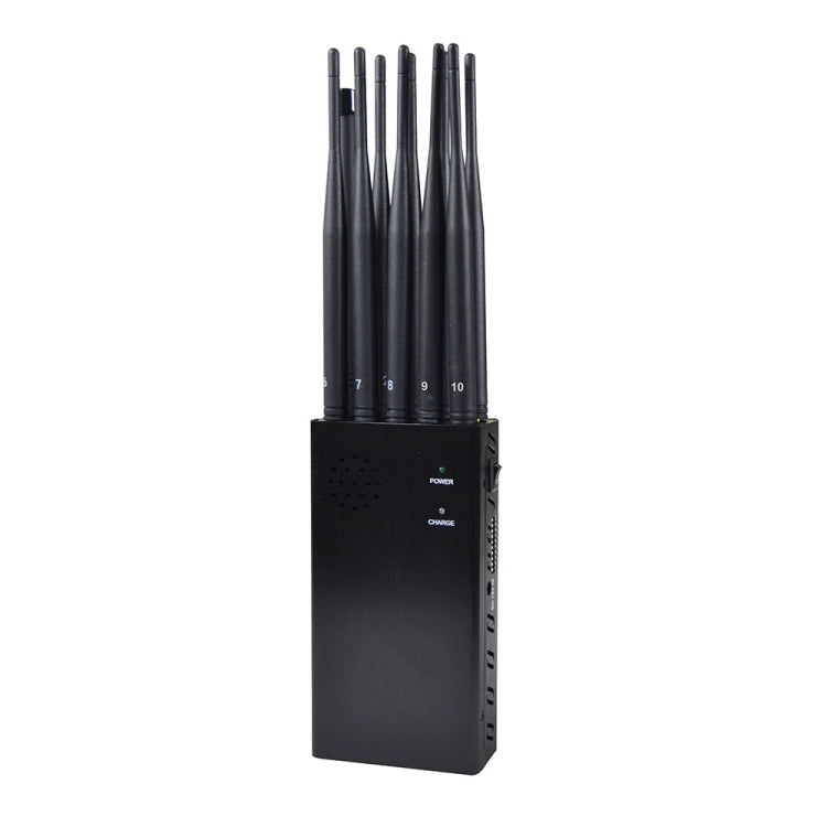 JAX-121A-10B 2G/3G/4G/WIFI/GPS/LOJACK 10 Antennas Mobile Signal Jammer JAX-121A-10B 2G/3G/4G/WIFI/GPS/LOJACK 10 Antennas Mobile Signal Jammer